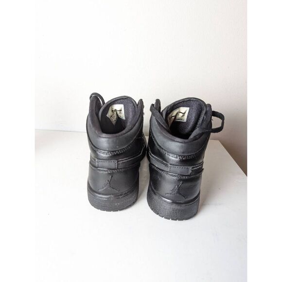 NIKE Air Jordan 1 Mid GS 'Triple Black' GS Size 5.5Y - Picture 5 of 10